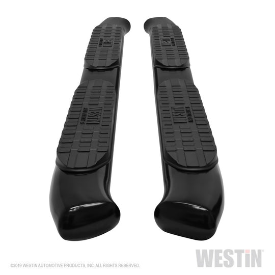 Westin 19-21 Ford Ranger SuperCab PRO TRAXX 5 Oval Nerf Step Bars - Blk