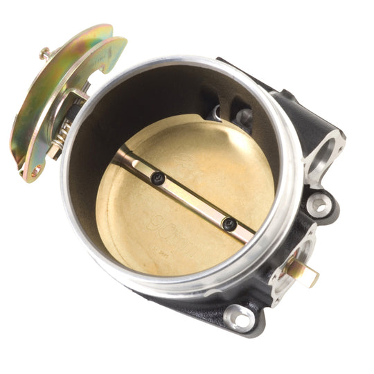 Edelbrock Throttle Body Victor Universal LS1 90mm w/ o Tps/Iac Black Mini Texture Powder Coating