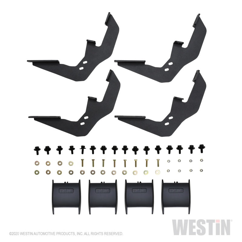 Westin 19-20 Chevy/GMC Silverado/Sierra 1500 Regular Cab R7 Nerf Step Bars - Black