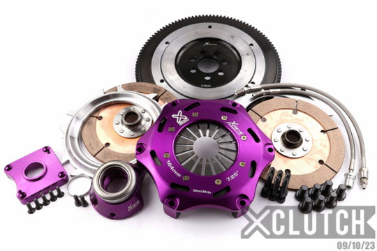 XClutch 07-17 Mitsubishi Lancer EVO X 2.0L 7.25in Twin Solid Ceramic Clutch Kit