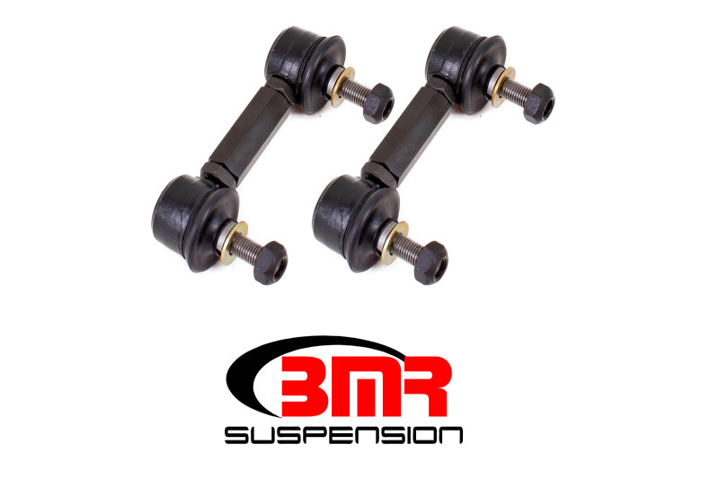 BMR 10-11 5th Gen Camaro Rear Sway Bar End Link Kit - Black