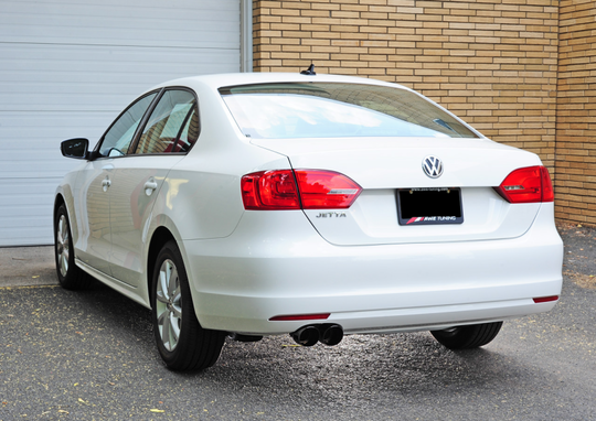 AWE Tuning MK6 Jetta TDI Touring Edition Exhaust - Diamond Black Tips