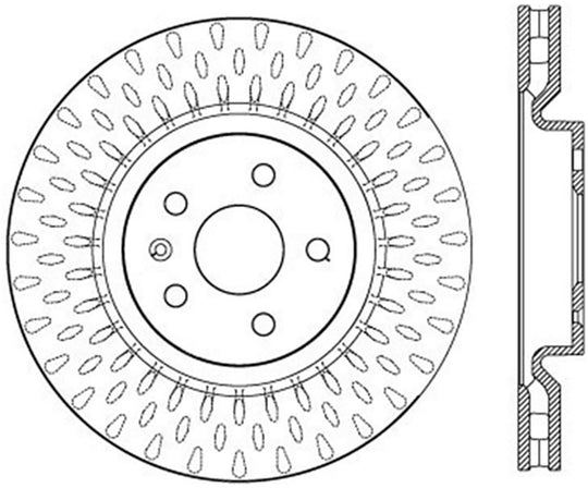 StopTech Power Slot 14-17 Chevrolet SS Front Left Slotted Rotor