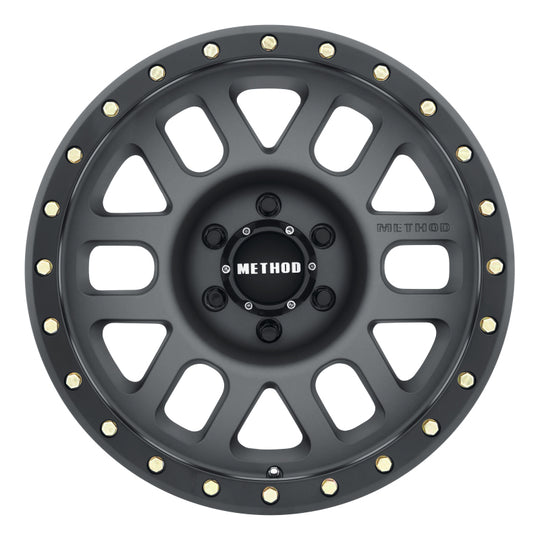 Method MR309 Grid 17x8.5 0mm Offset 6x135 94mm CB Titanium/Black Street Loc Wheel