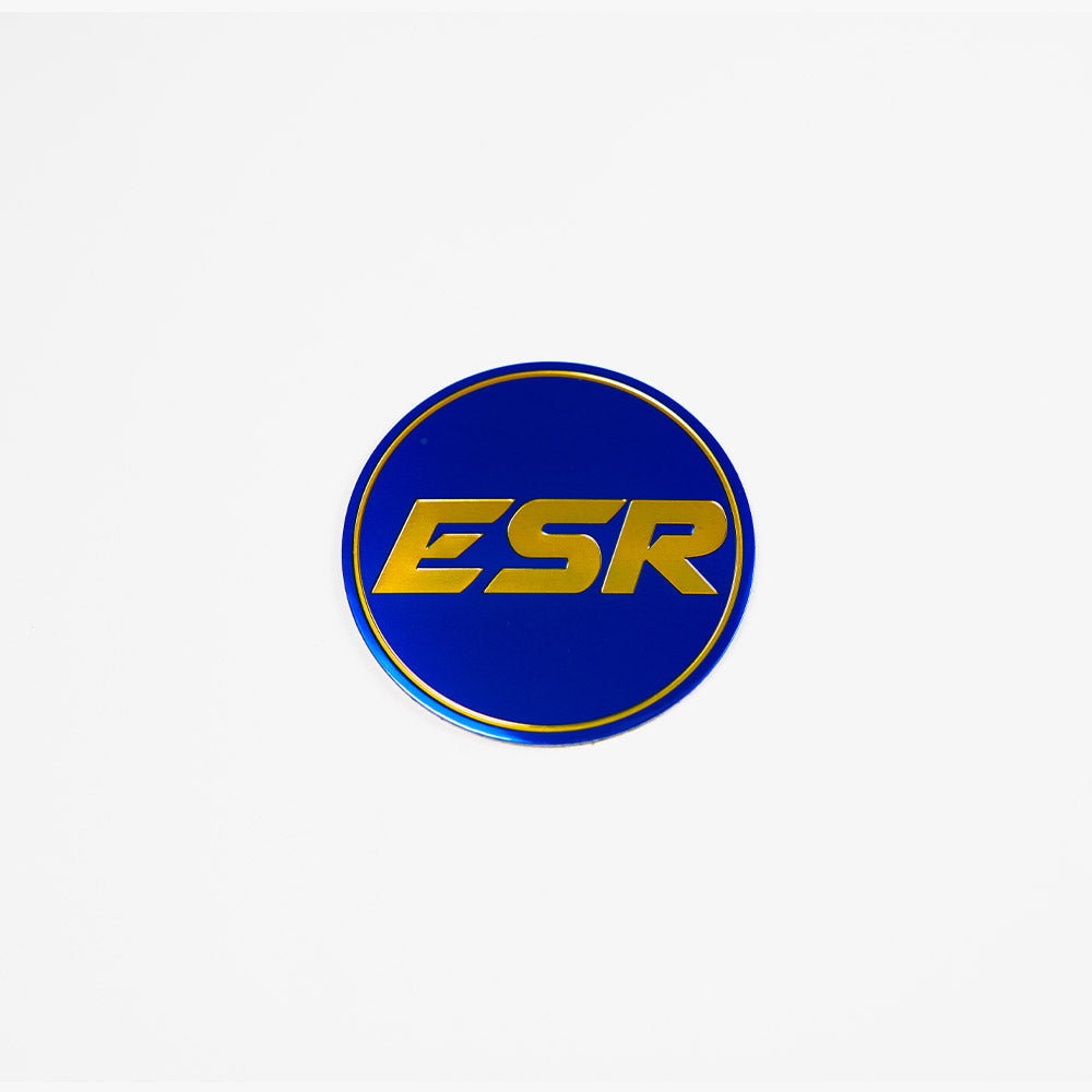 SR08 LOGO BLUE WITH GOLD ESR BLACK CAP