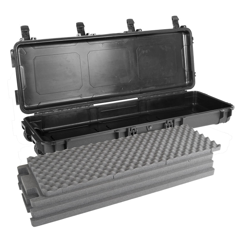 Go Rhino XVenture Gear Hard Case w/ Foam - Long 44in. / IP67 / Automatic Air Valve - Textured Black