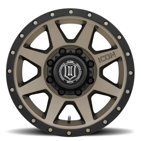 ICON Rebound HD 18x9 8x170 6mm Offset 5.25in BS 125mm Bore Bronze Wheel