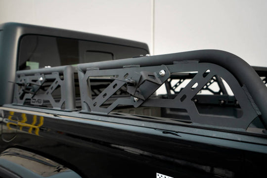 DV8 Offroad 20-22 Jeep Gladiator JT / 05-21 Toyota Tacoma Overland Bed Rack - 2pc. Adjustable