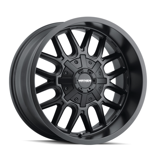 Mayhem 8107 Cogent 22x10 / 8x165.1 BP / -19mm Offset / 130.8mm Hub Matte Black Wheel