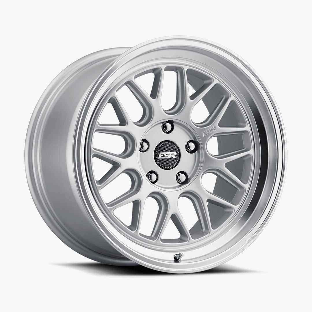 CR1 18X9.5 5X112 (CUSTOM DRILL) +35 72.56 HYPER SILVER FACE MACHINED LIP