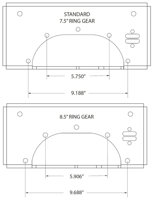 Ridetech 82-03 Chevy S10 S15 Sonoma 8.5in Differential Bolt-On Wishbone Rear Suspension System