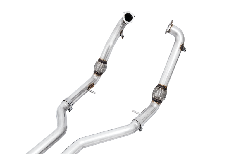 AWE Tuning Audi B9 S4 Track Edition Exhaust - Non-Resonated (Silver 102mm Tips)