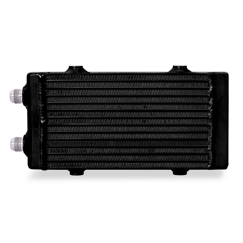 Mishimoto Universal Small Bar and Plate Dual Pass Black Oil Cooler