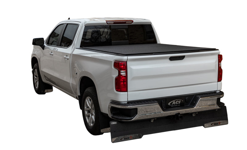 Access LOMAX Pro Series Tri-Fold Cover 07-19 Toyota Tundra 5ft6in Bed (Deck Rail) - Blk Diamond Mist