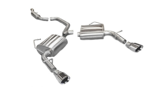 Corsa 2011-2014 Chrysler 200/Dodge Avenger V6 Polished Sport Cat-Back Exhaust