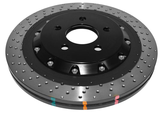 DBA 15-20 Ford Mustang GT (w/380mm Front Rotor/Brembo Calipers) Rear 5000 Series Drill & Slot Ring