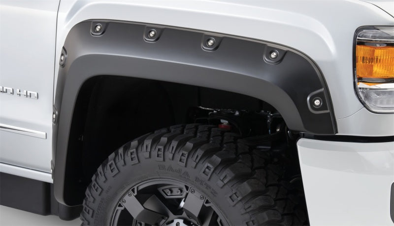 Bushwacker 15-18 GMC Sierra 2500 HD Boss Pocket Style Flares 2pc - Black