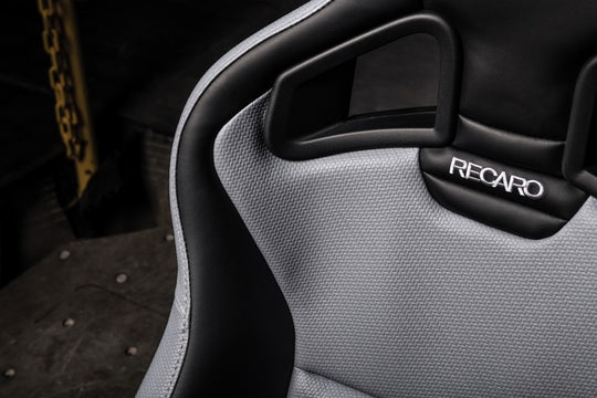 Recaro Cross Sportster ORV Driver Seat - Black Vinyl/Grey Vinyl