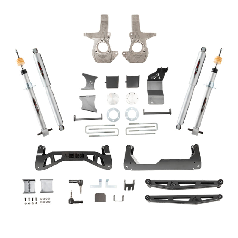 Belltech 07-16 Chevrolet Silverado / GMC Sierra 1500 4WD 7-9in Suspension Lift Kit w/ Shocks