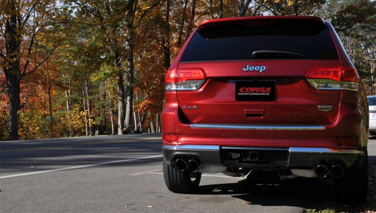 Corsa 2014-2021 Jeep Grand Cherokee 3.6L V6 Black Sport Cat-Back Exhaust