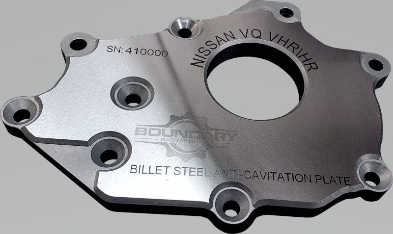 Boundary Nissan VQ 3.5L/3.7L VHR Billet Back Plate