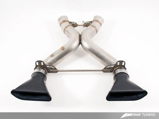 AWE Tuning McLaren MP4-12C Performance Exhaust - Black Tips