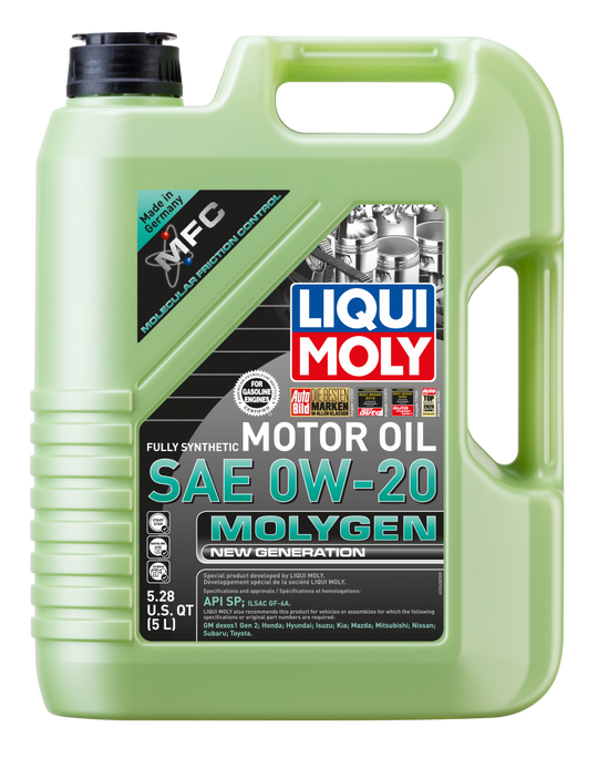 LIQUI MOLY 5L Molygen New Generation Motor Oil SAE 0W20