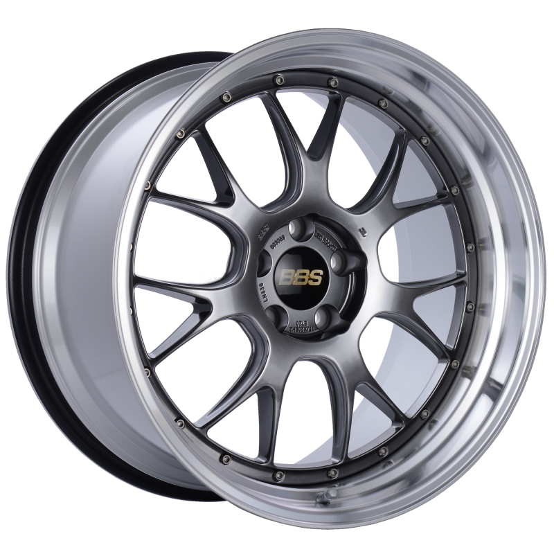 BBS LM-R 20x11 5x114.3 ET20 CB66 Diamond Black Center Diamond Cut Lip Wheel