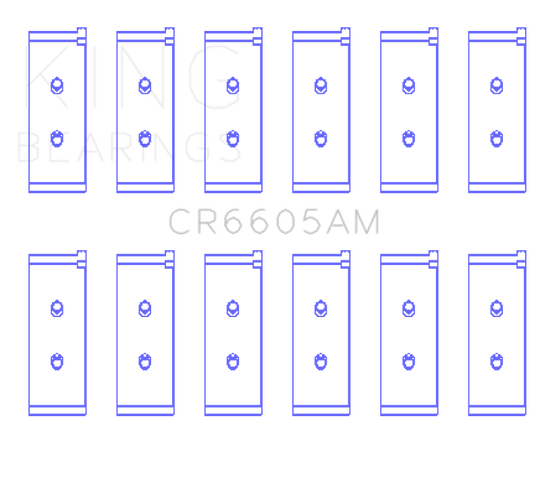 King Engine Bearings Toyota 5ME/5MGE/7MGE/7MGTE Rod Bearing Set - Size STD