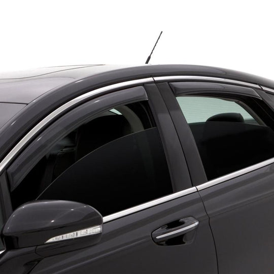 AVS 06-14 Honda Ridgeline Ventvisor In-Channel Front &amp; Rear Window Deflectors 4pc - Smoke