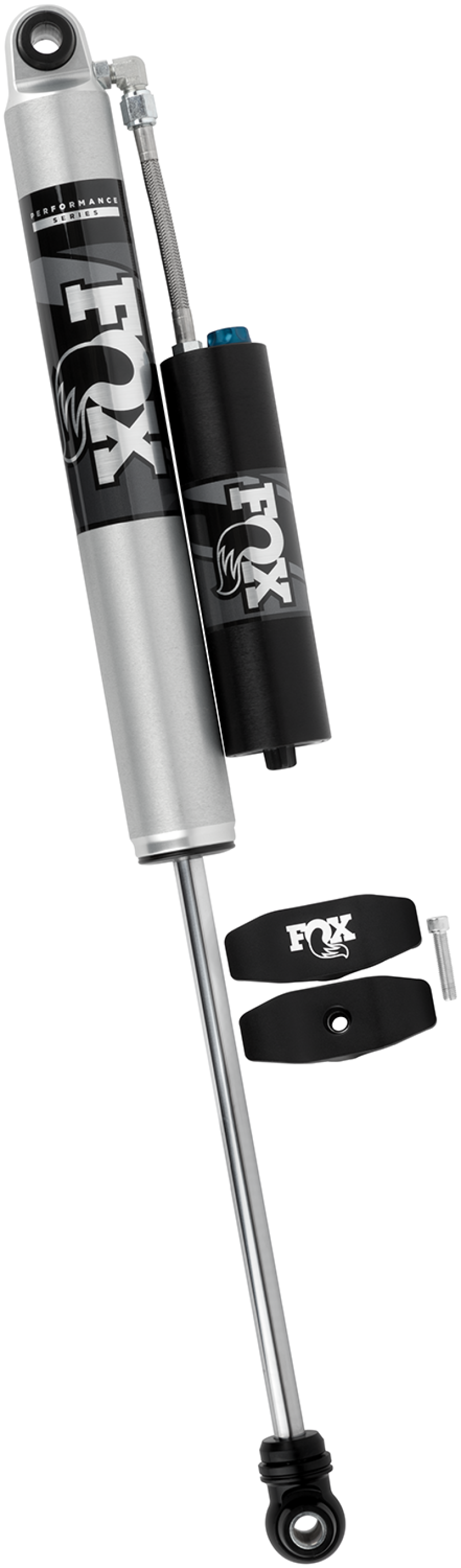 Fox 2017+ Ford Super Duty 2.0 Perf Series 12.1in. Smooth Body IFP Rear Shock / 0-1in. Lift w/ CD Adj