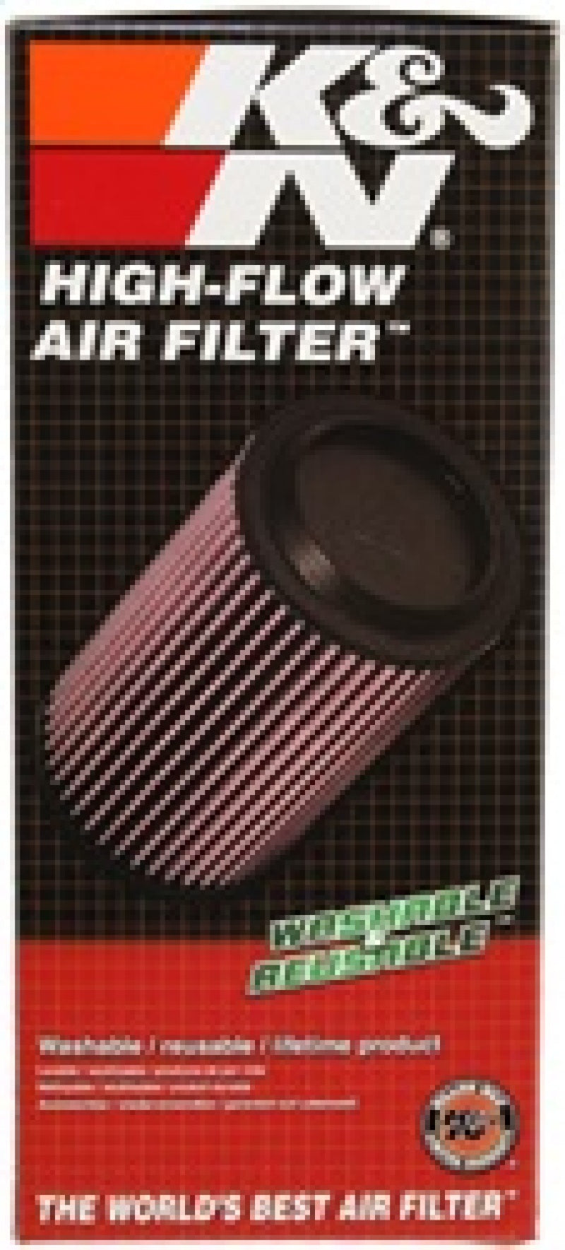 K&amp;N Replacement Air Filter FORD P/U V8-7.3L T/D, 1995-97