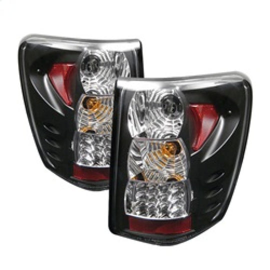 Spyder Jeep Grand Cherokee 99-04 LED Tail Lights Version 2 Black ALT-YD-JGC99-LED-BK-G2