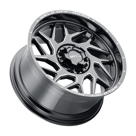 Weld Off-Road W117 20X10 Fulcrum 5X139.7 5X150 ET-18 BS4.75 Gloss Black MIL 110.2