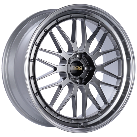 BBS LM 21x9 5x120 ET32 Diamond Black Center Diamond Cut Lip Wheel -82mm PFS/Clip Required