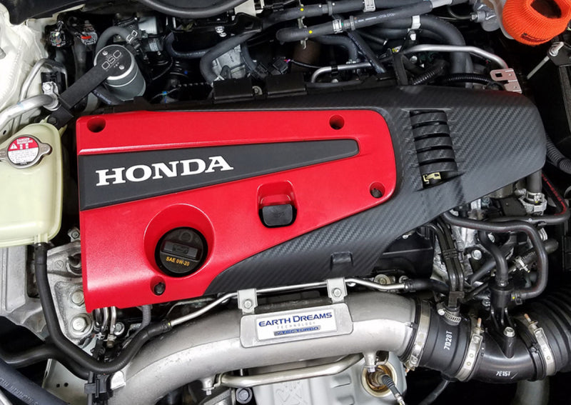 J&L 17-21 Honda Civic Type R Passenger Side Oil Separator 3.0 - Clear Anodized