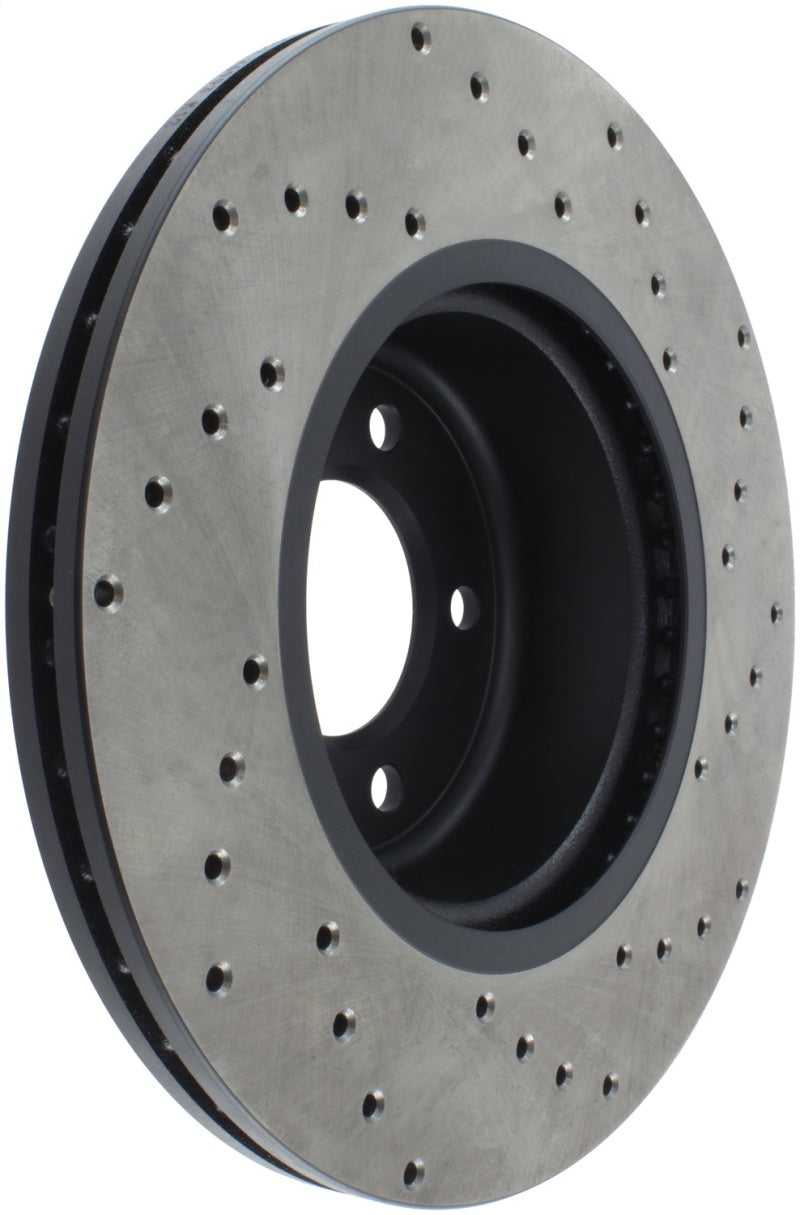 StopTech Sport Cross Drilled Brake Rotor - Rear Left