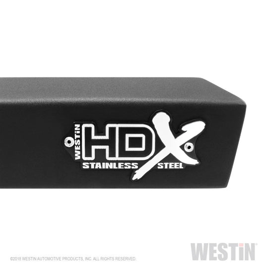 Westin 19-22 RAM 1500 Quad Cab (Excl. Classic) HDX Stainless Drop Nerf Step Bars - Tex. Blk