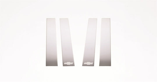 Putco 14-14 Chevrolet Silverado HD - (Crew Cab) - 4pcs Stainless Steel Pillar Posts Classic