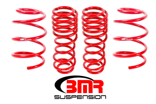 BMR 07-14 Shelby GT500 Lowering Springs (Set Of 4) - Red