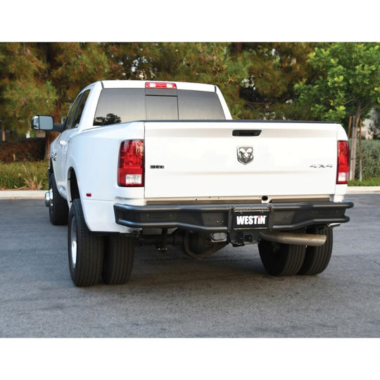 Westin 2013-2018 Ram 1500 Outlaw Rear Bumper - Textured Black