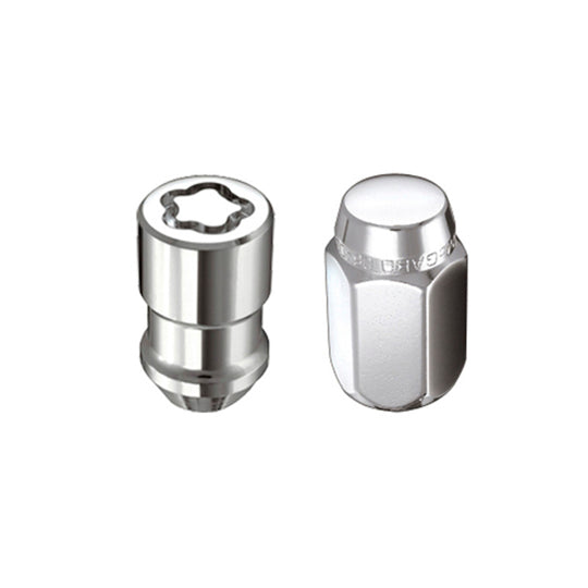 McGard 6 Lug Hex Install Kit w/Locks (Cone Seat Nut) 1/2-20 / 13/16 Hex / 1.5in. Length - Chrome