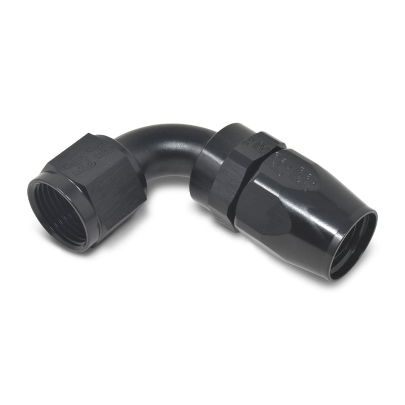 Russell Performance -16 AN Black 90 Degree Full Flow Hose End