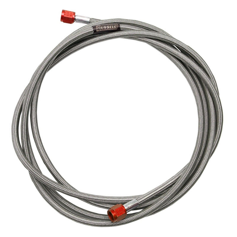 Russell Performance -3 AN 2-foot 1/8in NPT Pre-Made Nitrous and Fuel Line