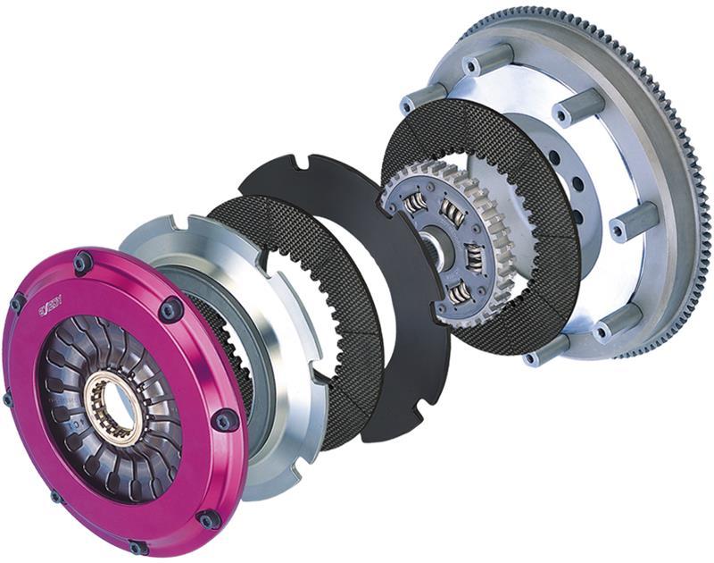 Exedy 1999-2002 Nissan Silvia L4 Hyper Single Carbon-D Clutch Sprung Center Disc Push Type