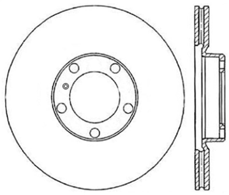 StopTech Drilled Sport Brake Rotor