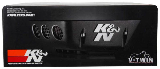 K&N Street Metal Intake System for 01-16 Harley Davidson Softail/Dyna - Shaker Black