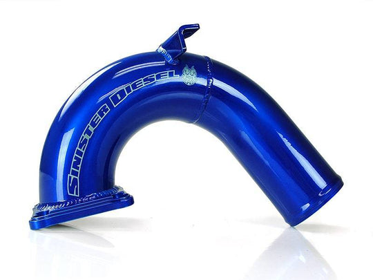 Sinister Diesel 03-07 Dodge Cummins 5.9L Intake Elbow - Blue