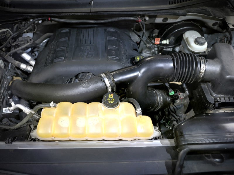 aFe 15-16 Ford F150 V6 3.5L Turbo Inlet Pipes - Black