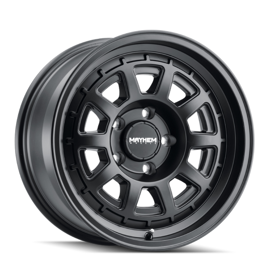 Mayhem 8303 Voyager 17x8 / 5x114.3 BP / 38mm Offset / 72.6mm Hub Matte Black Wheel